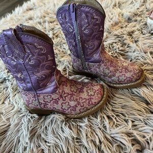 Size 5 toddler roper boots!